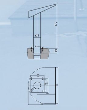 Chrlič půlměsíc široký